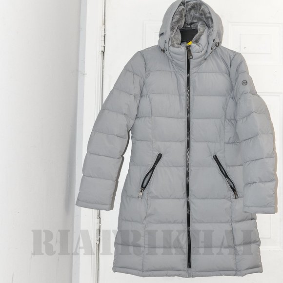 GRAY NWT Andrew Marc Ladies’ Long Stretch Parka‎ - Picture 4 of 14
